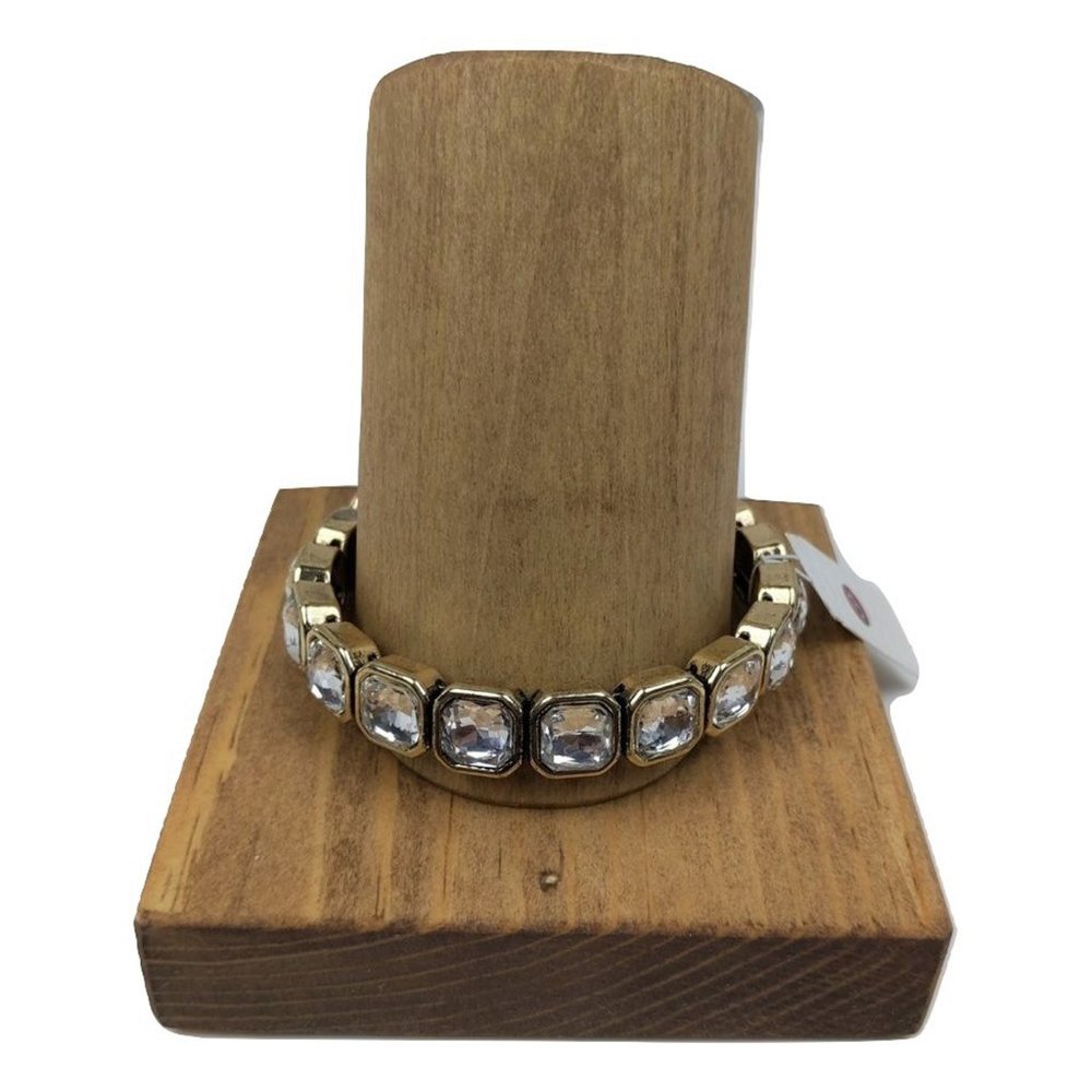 Dress Barn Crystal Stone Bangle Bracelet